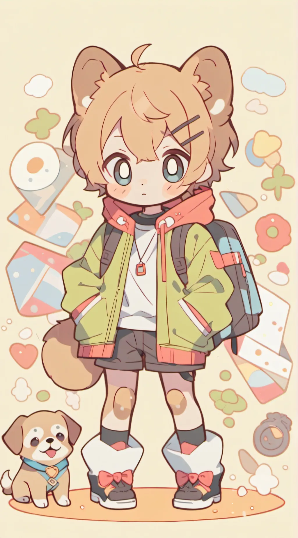 ai character: Dogday background