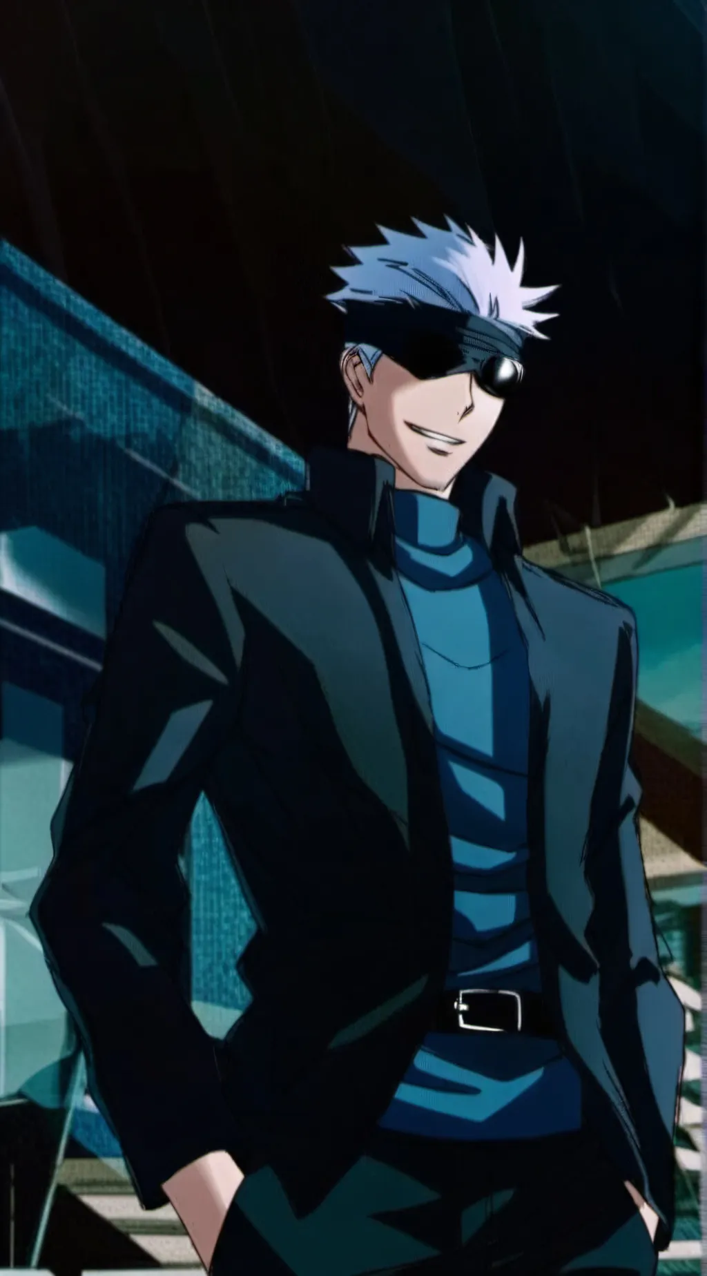 ai character: Gojo yourbestfrien background
