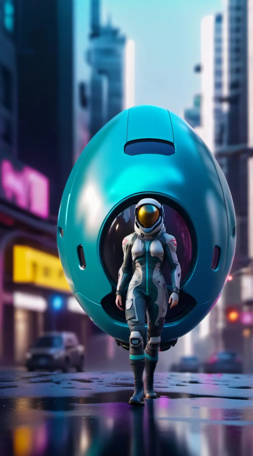 ai character: Space Hero background