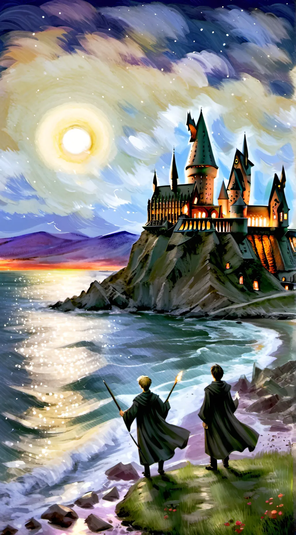 ai character: Hogwarts 🧙🪄 background