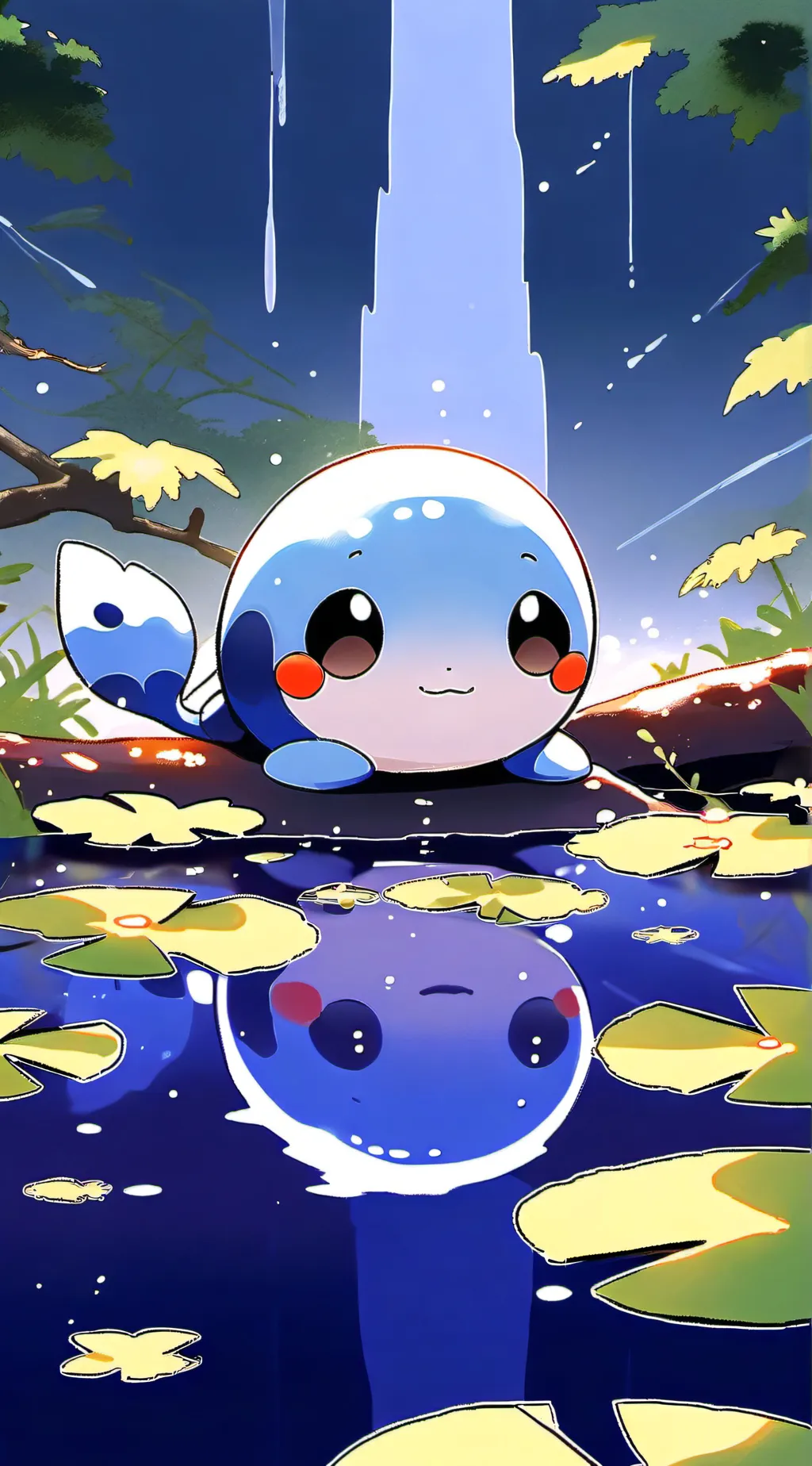 ai character: Poliwag background
