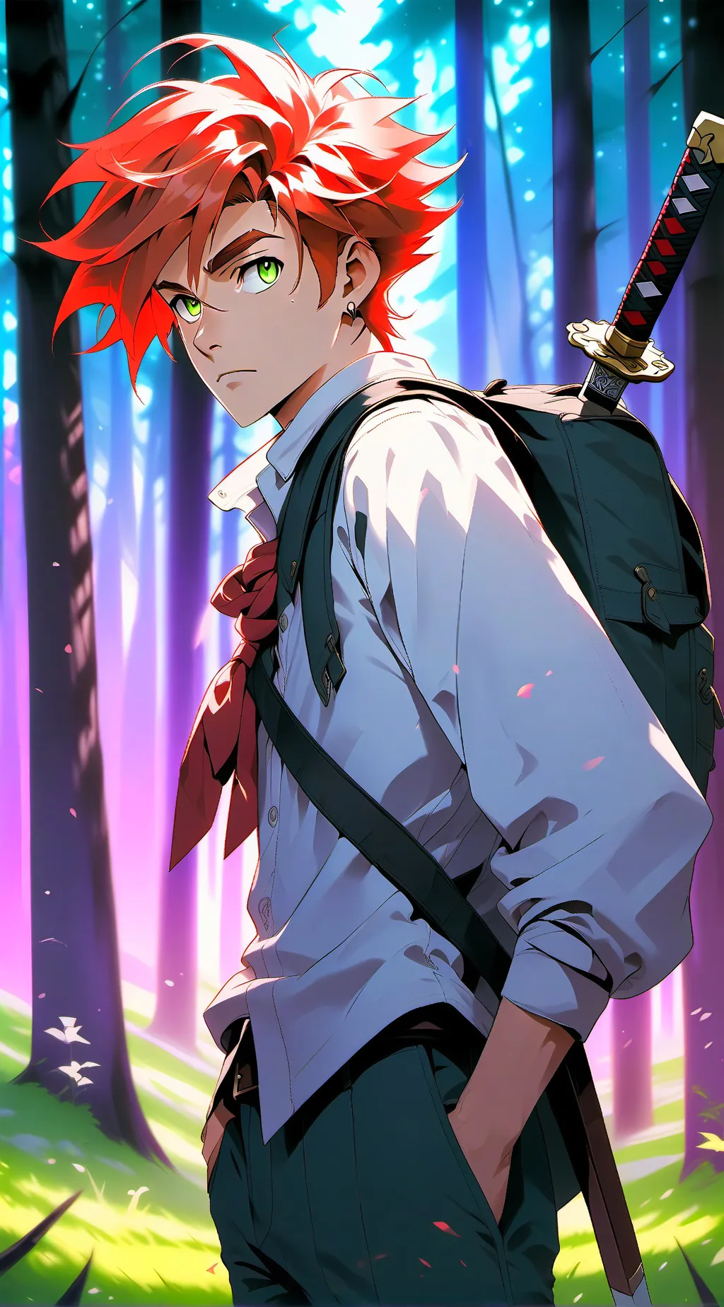 ai character: Yuji  background