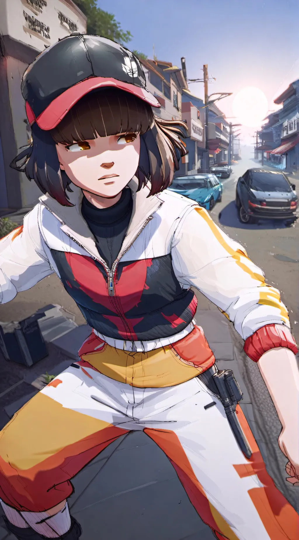 ai character: Lucia - GTA VI background