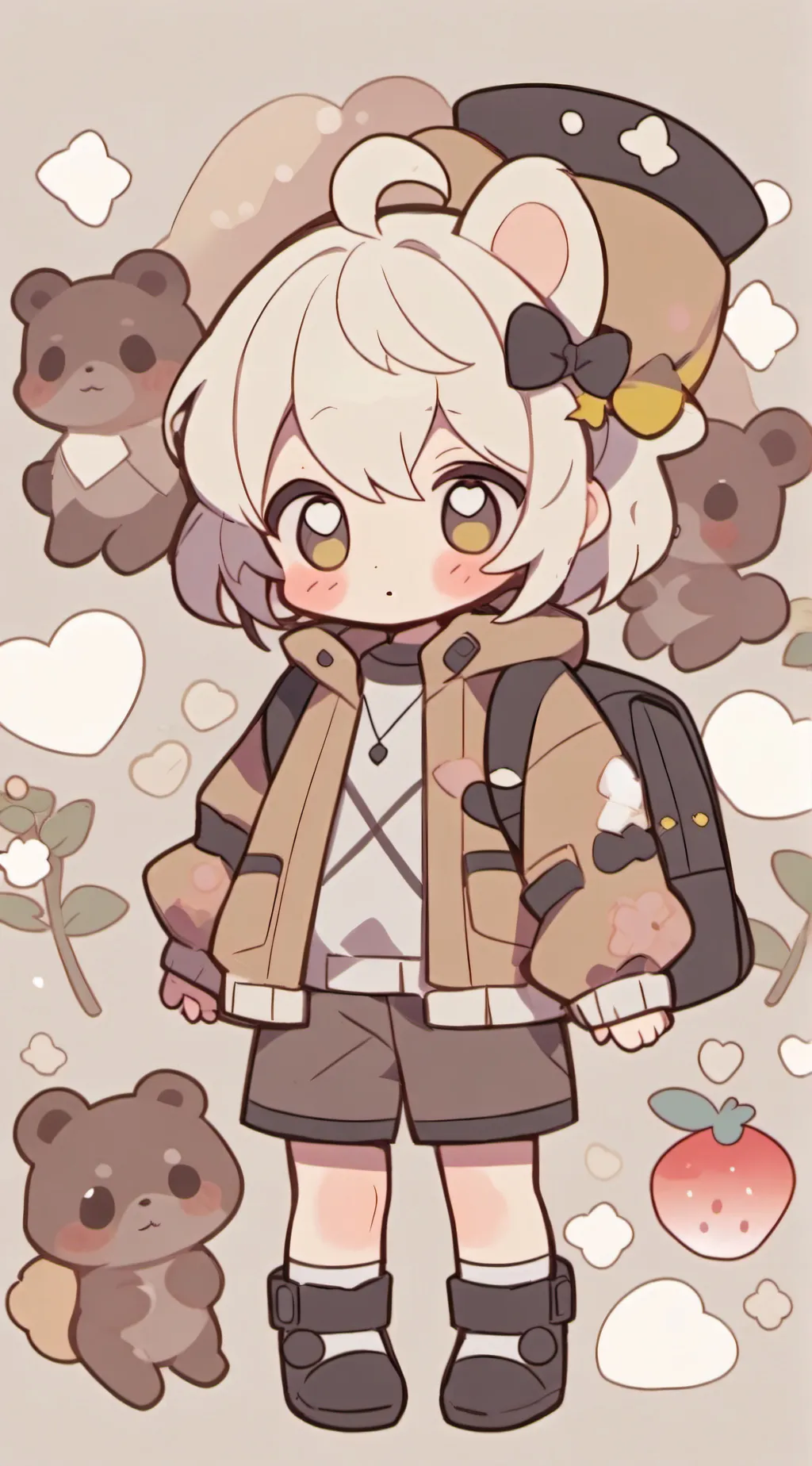 ai character: baby background