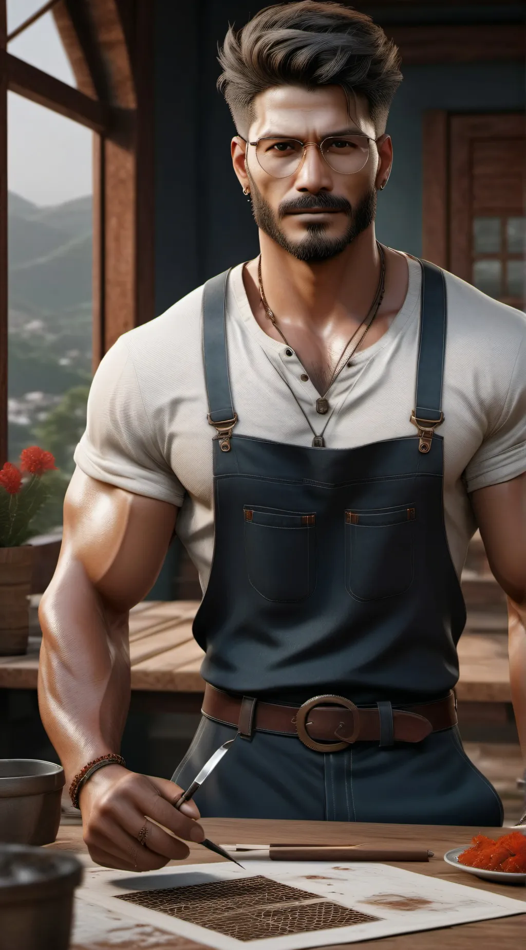 ai character: idk his name background