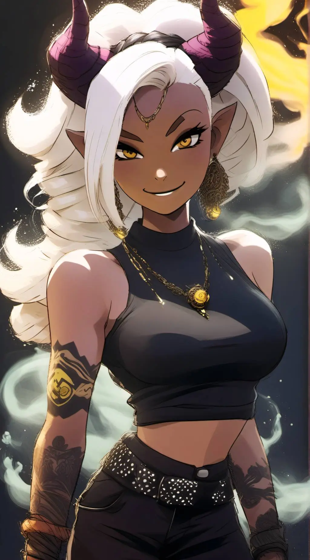 ai character: Honey background