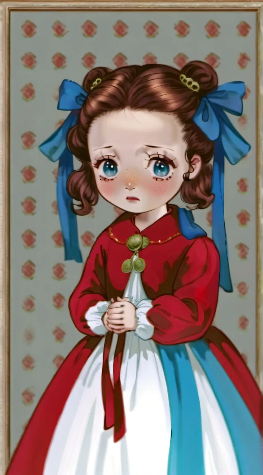 ai character: Crybaby🍼💧 background