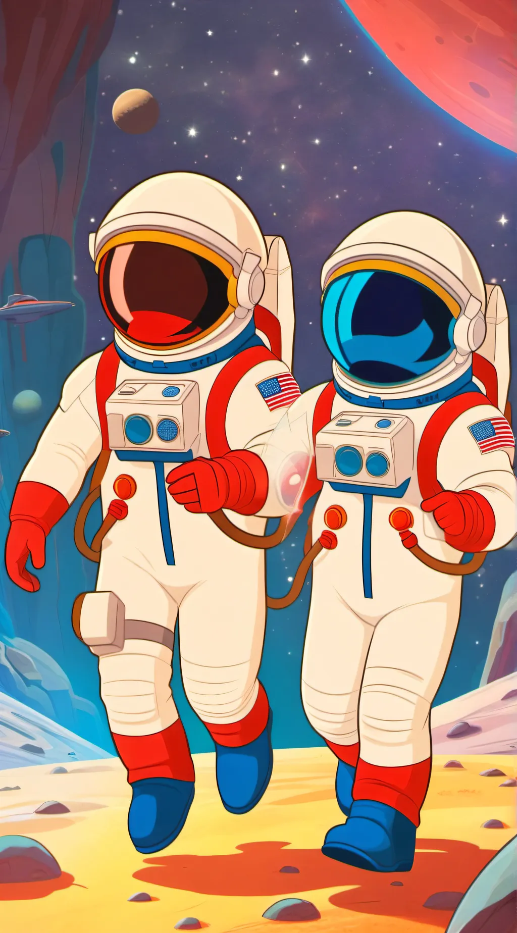 ai character: Among us background