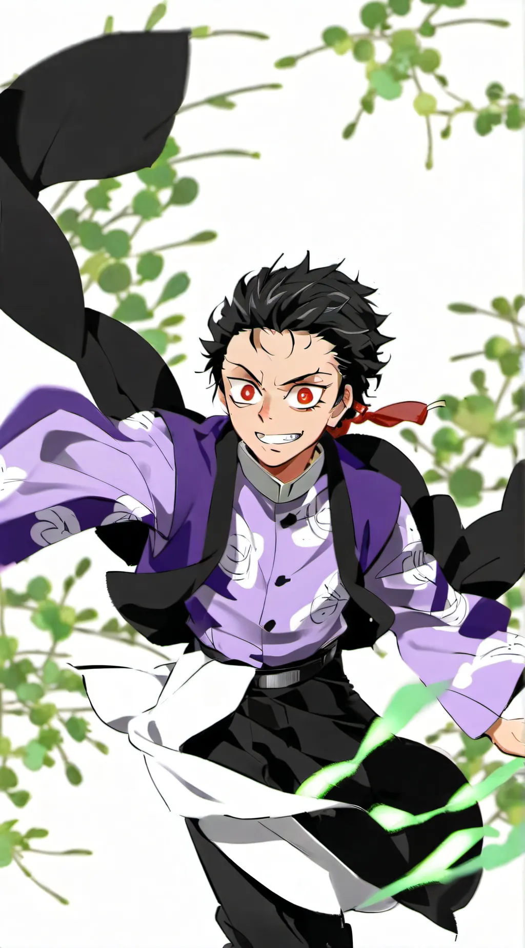 ai character: Genya Shinazgawa  background