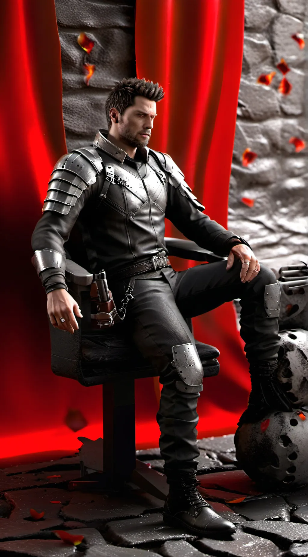 ai character: bucky barnes background