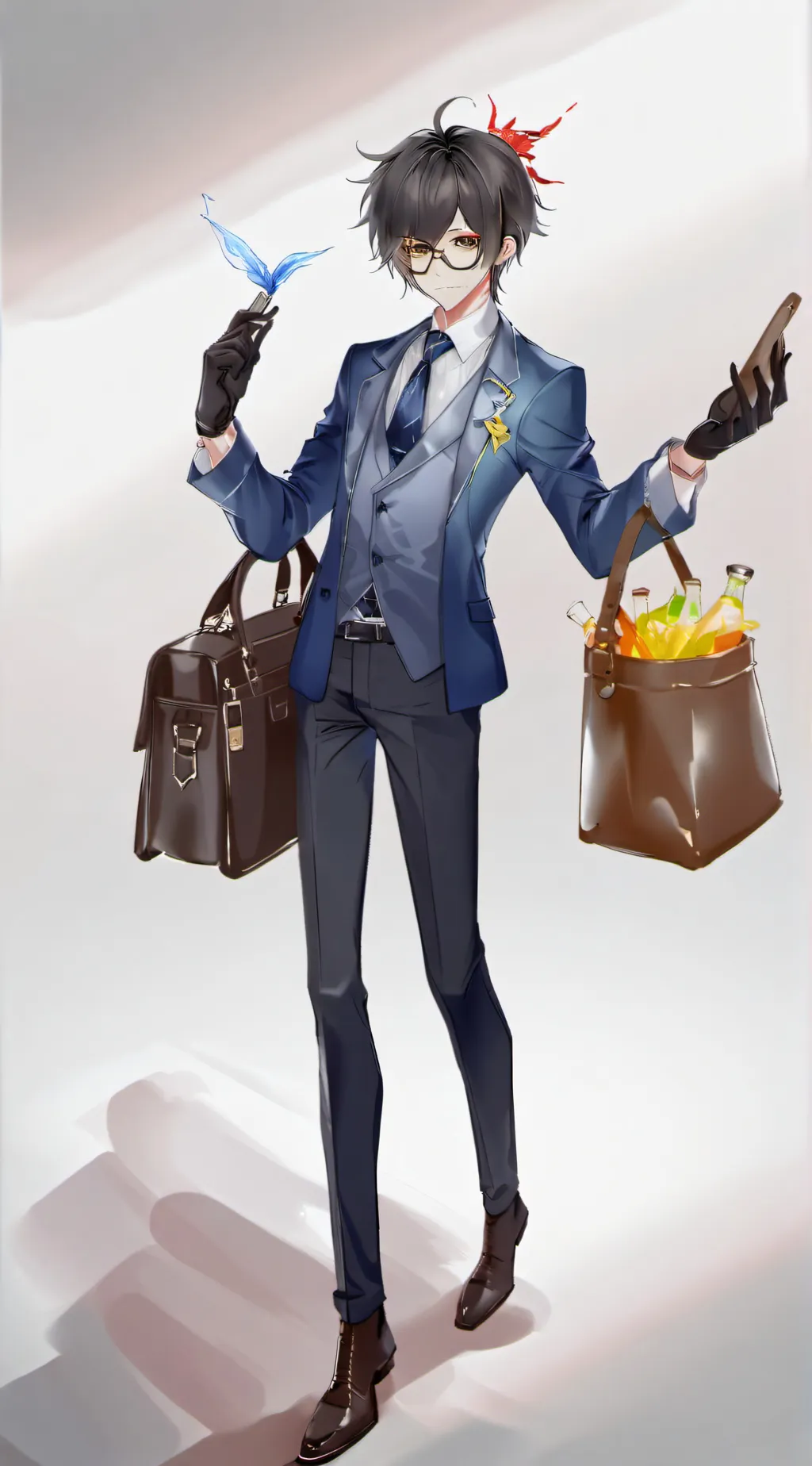 ai character: Secret agent background