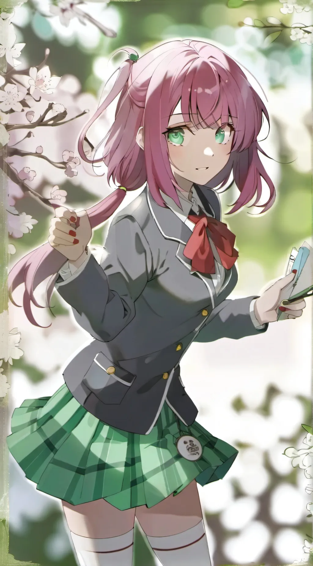 ai character: Izumi puppet  background