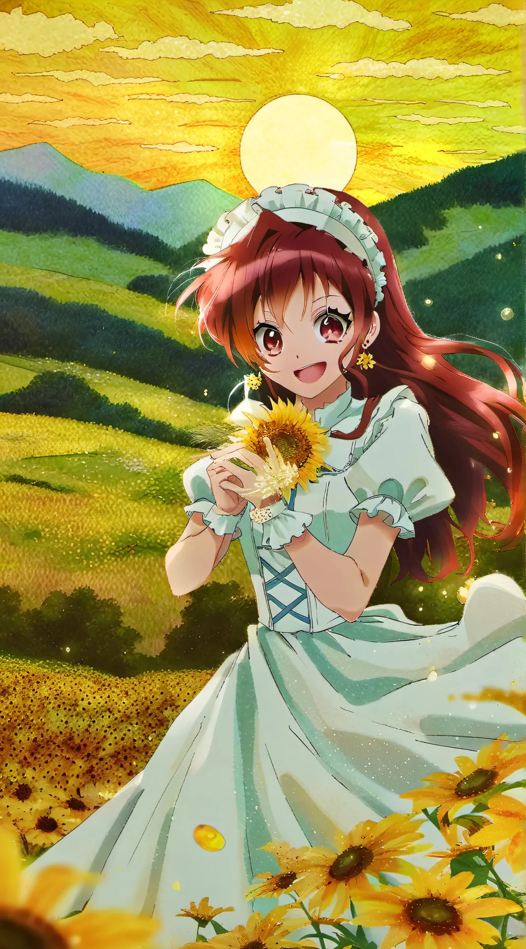 ai character: lucky  background