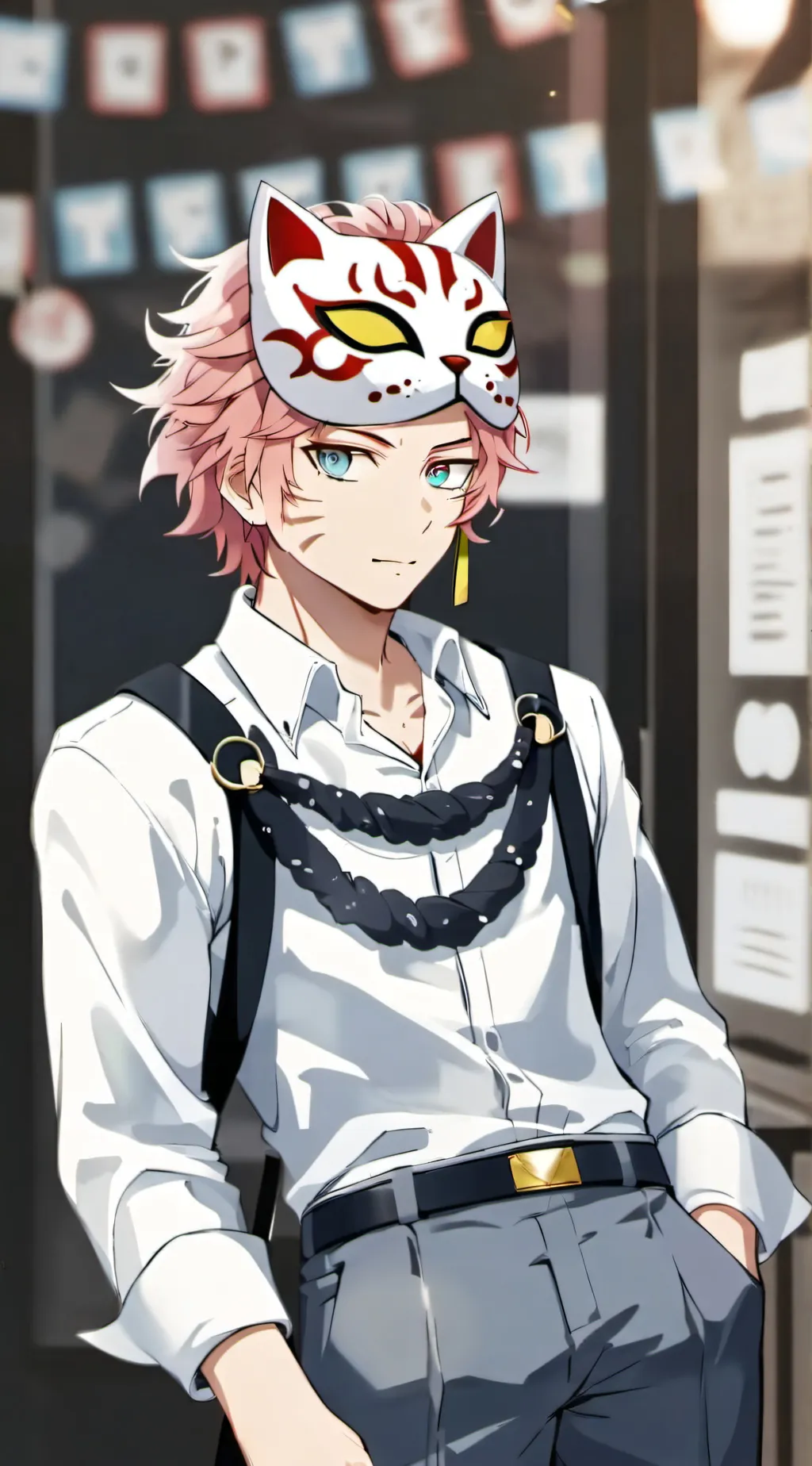 ai character: SABITO  background
