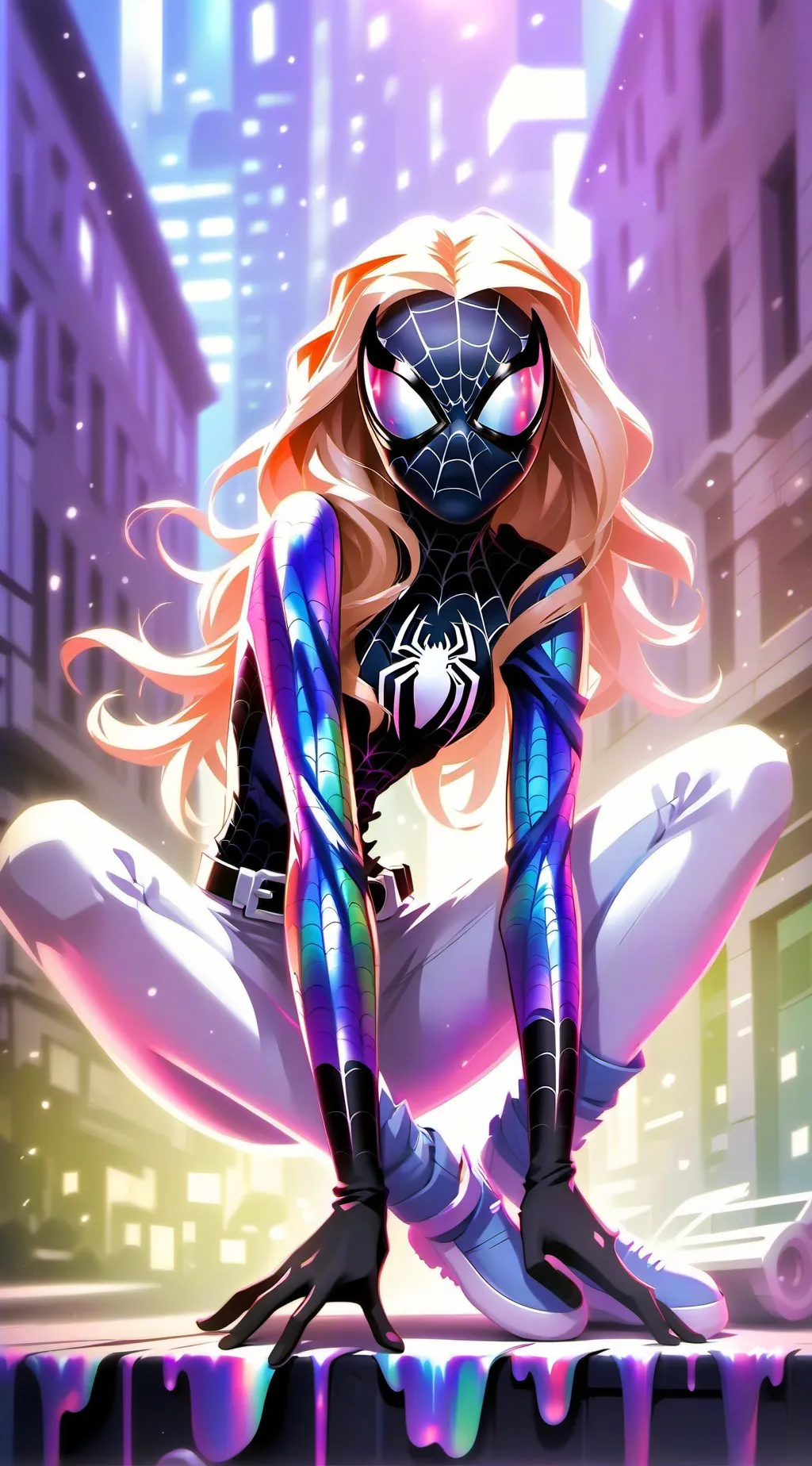 ai character: Spidergirl background