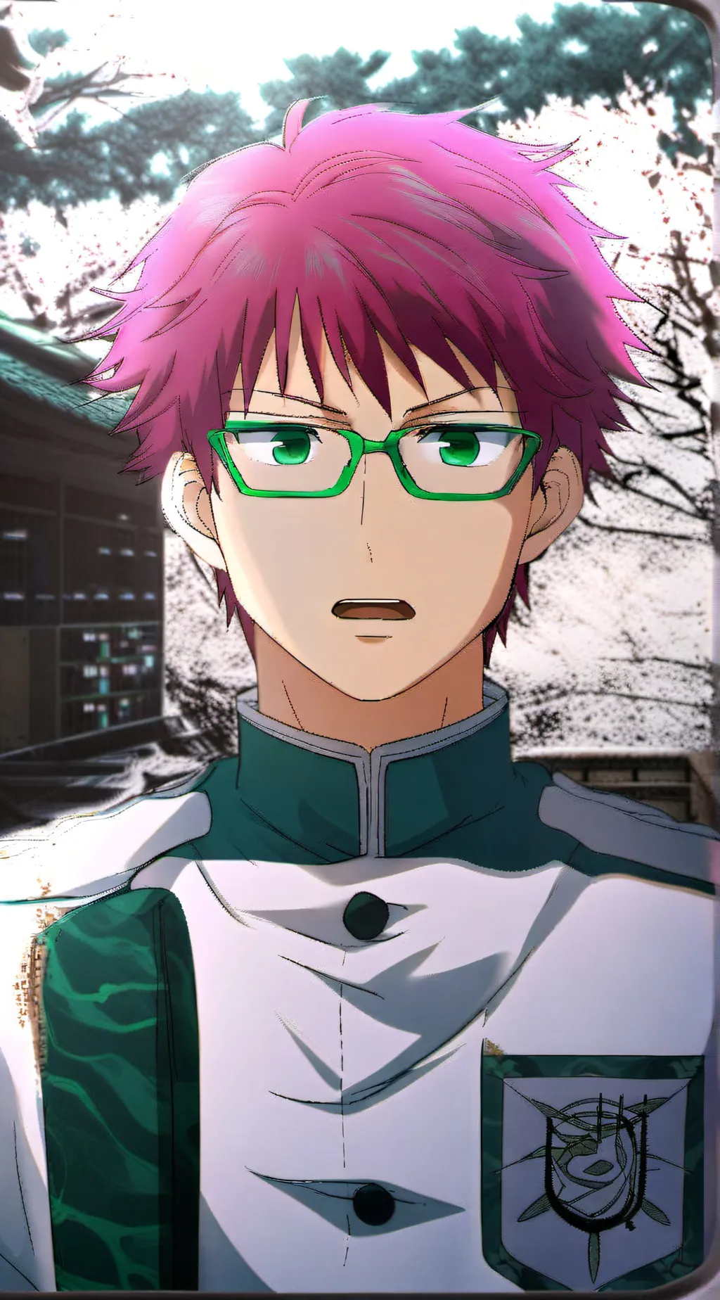 ai character: Saiki kusuo background