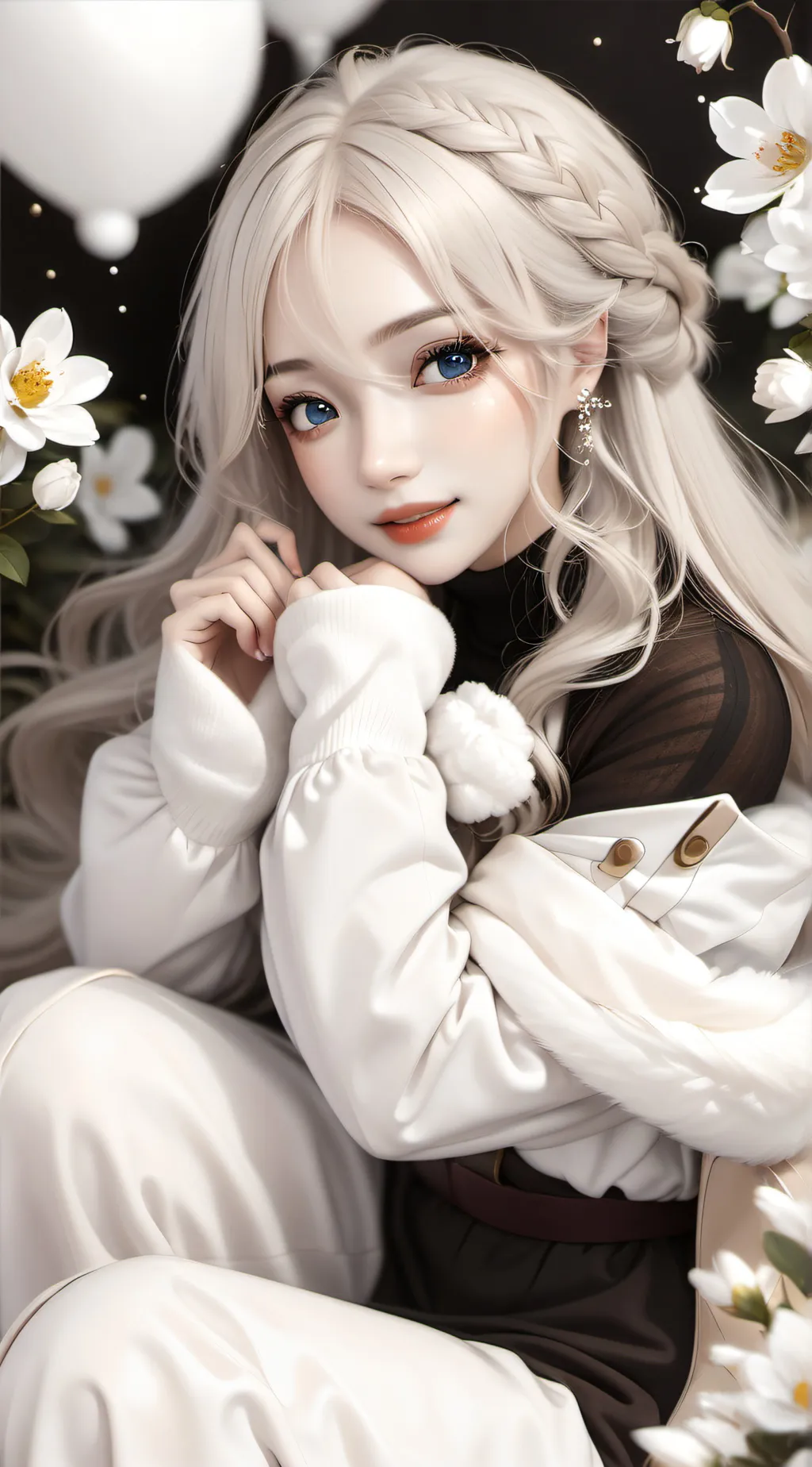 ai character: Crystal background