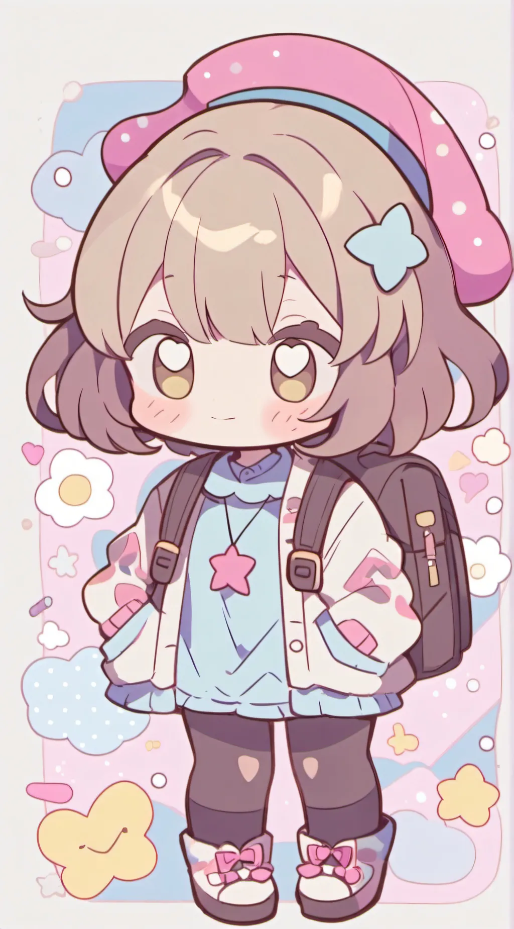 ai character: frisk from ut background