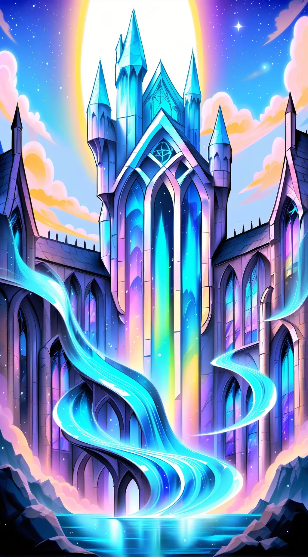 ai character: Hogwarts  background