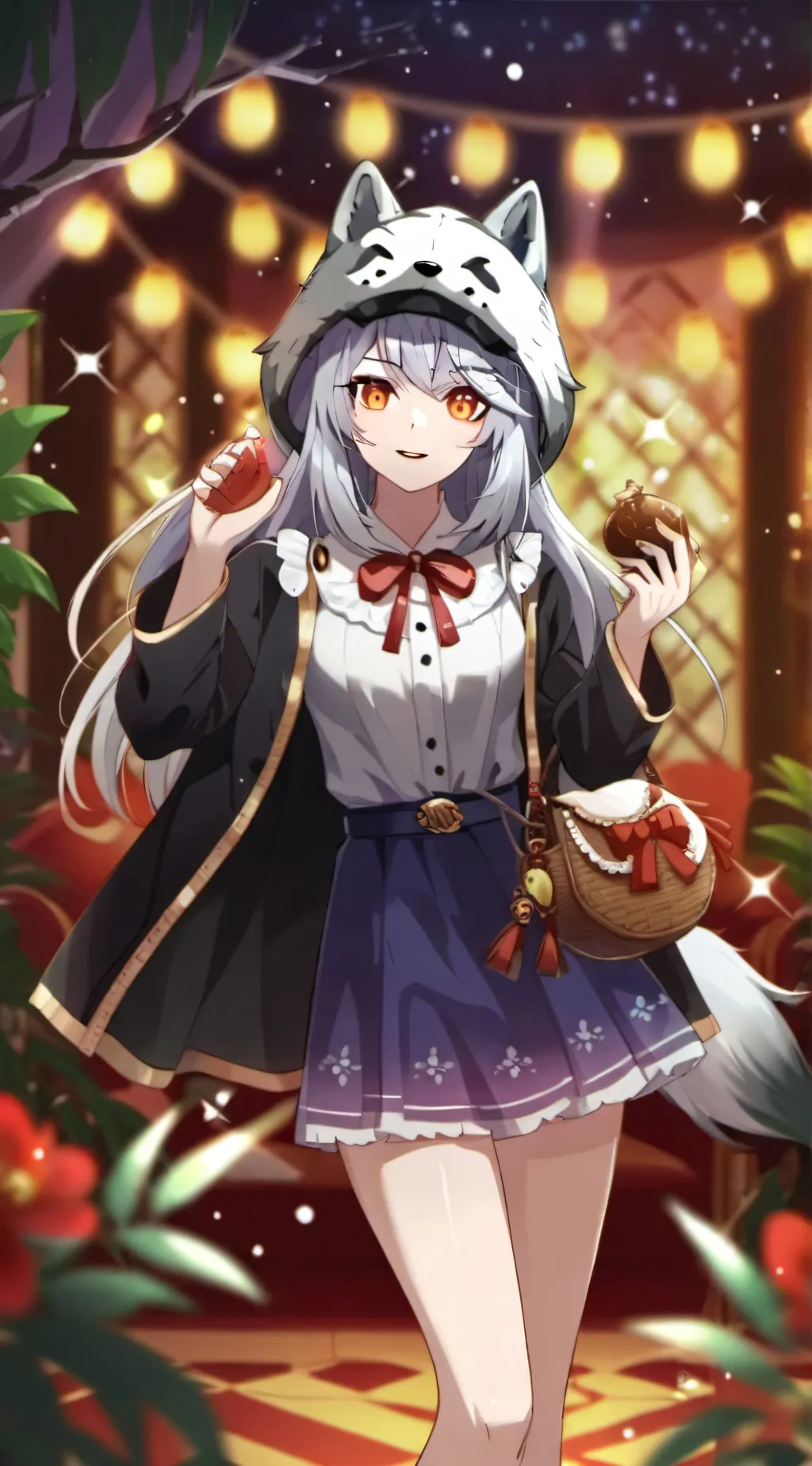 ai character: bella the wolf background