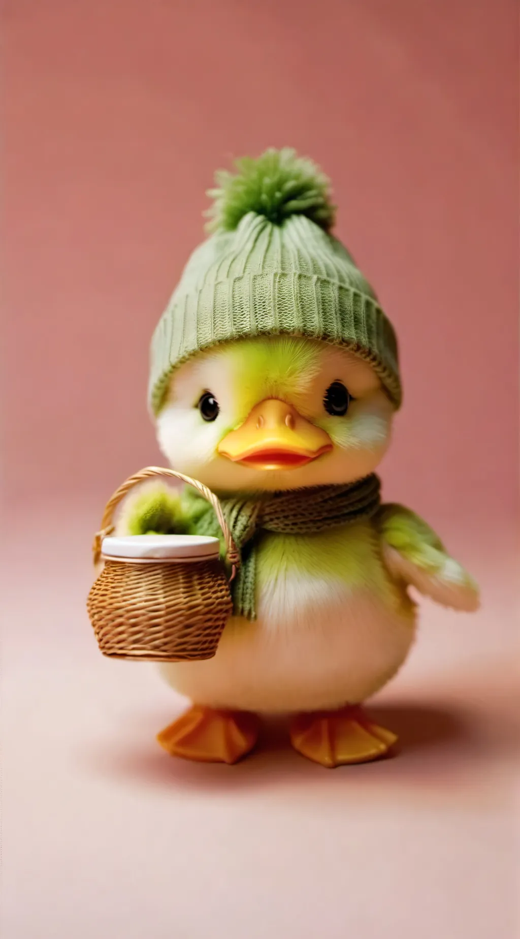ai character: Cute duck background