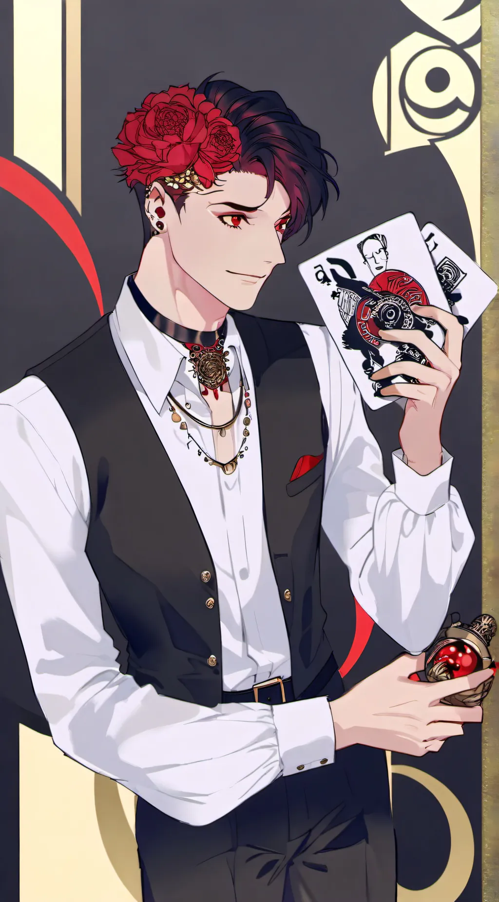 ai character: lucifer alastor background