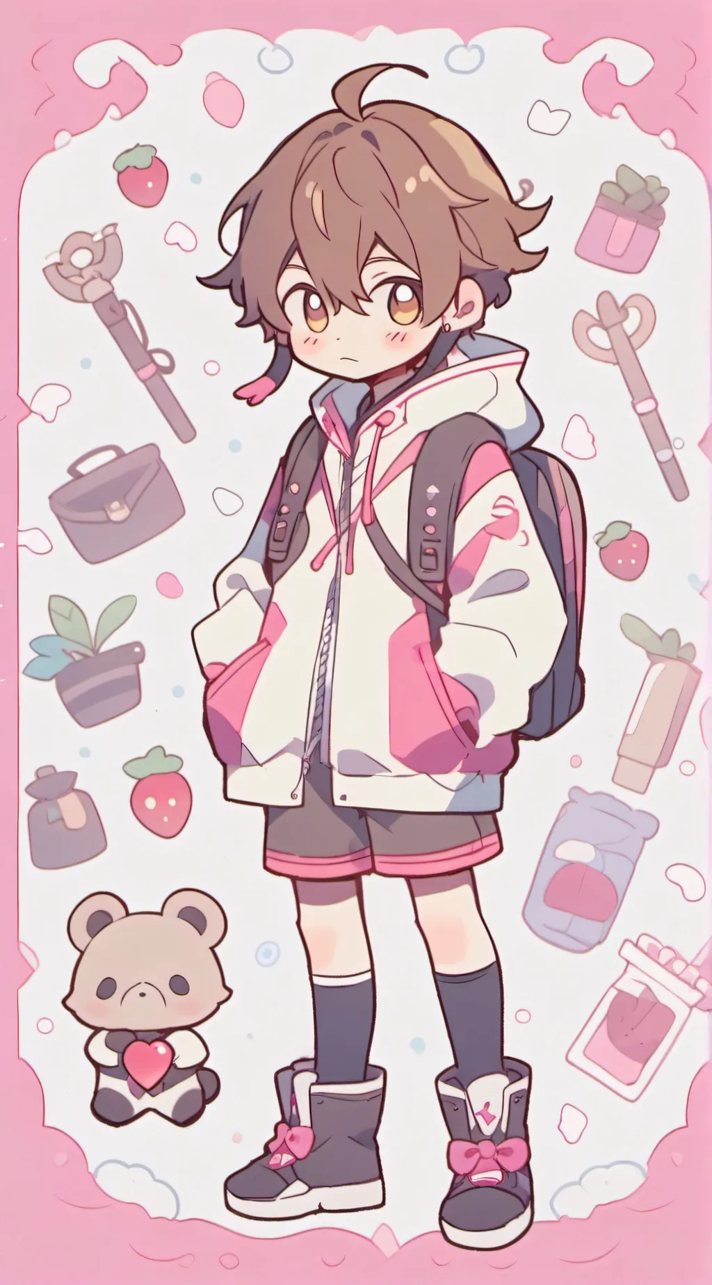 ai character: Your friends  background
