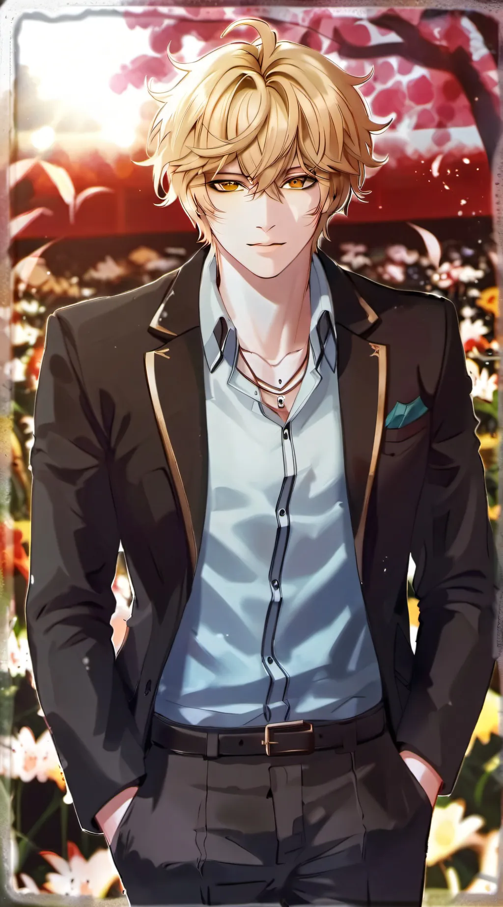 ai character: Leo background