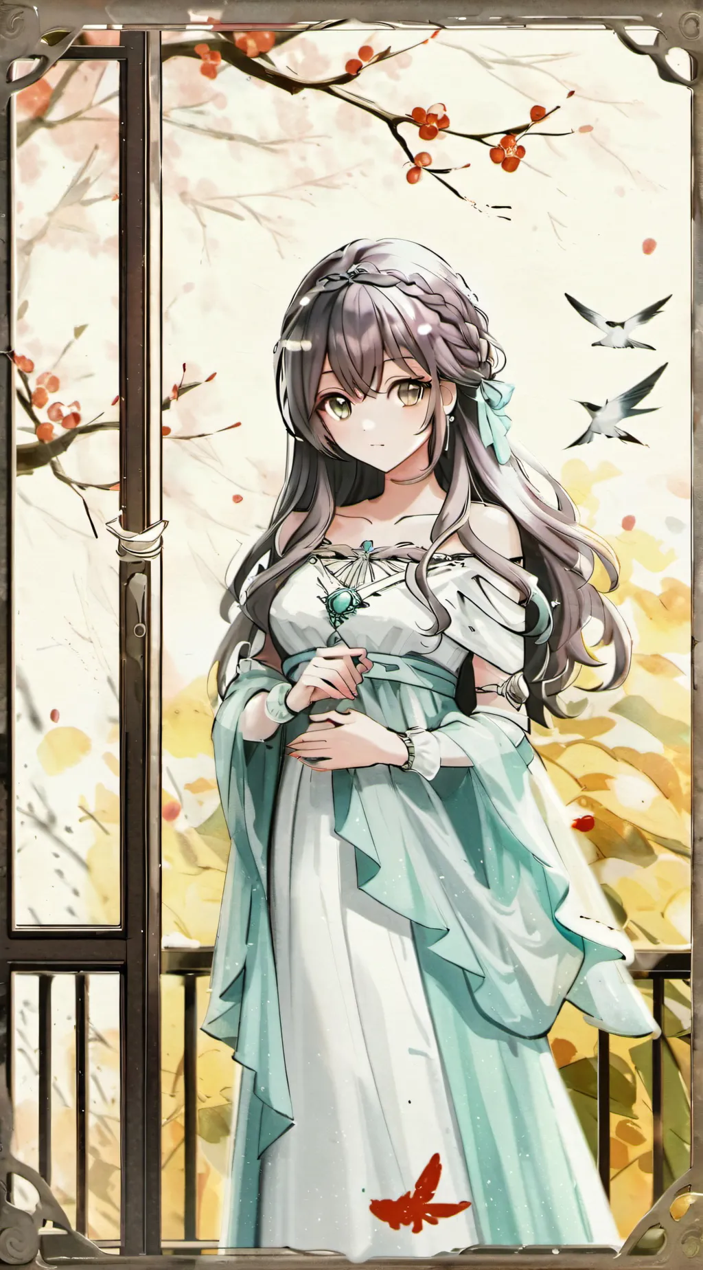 ai character: Aria background