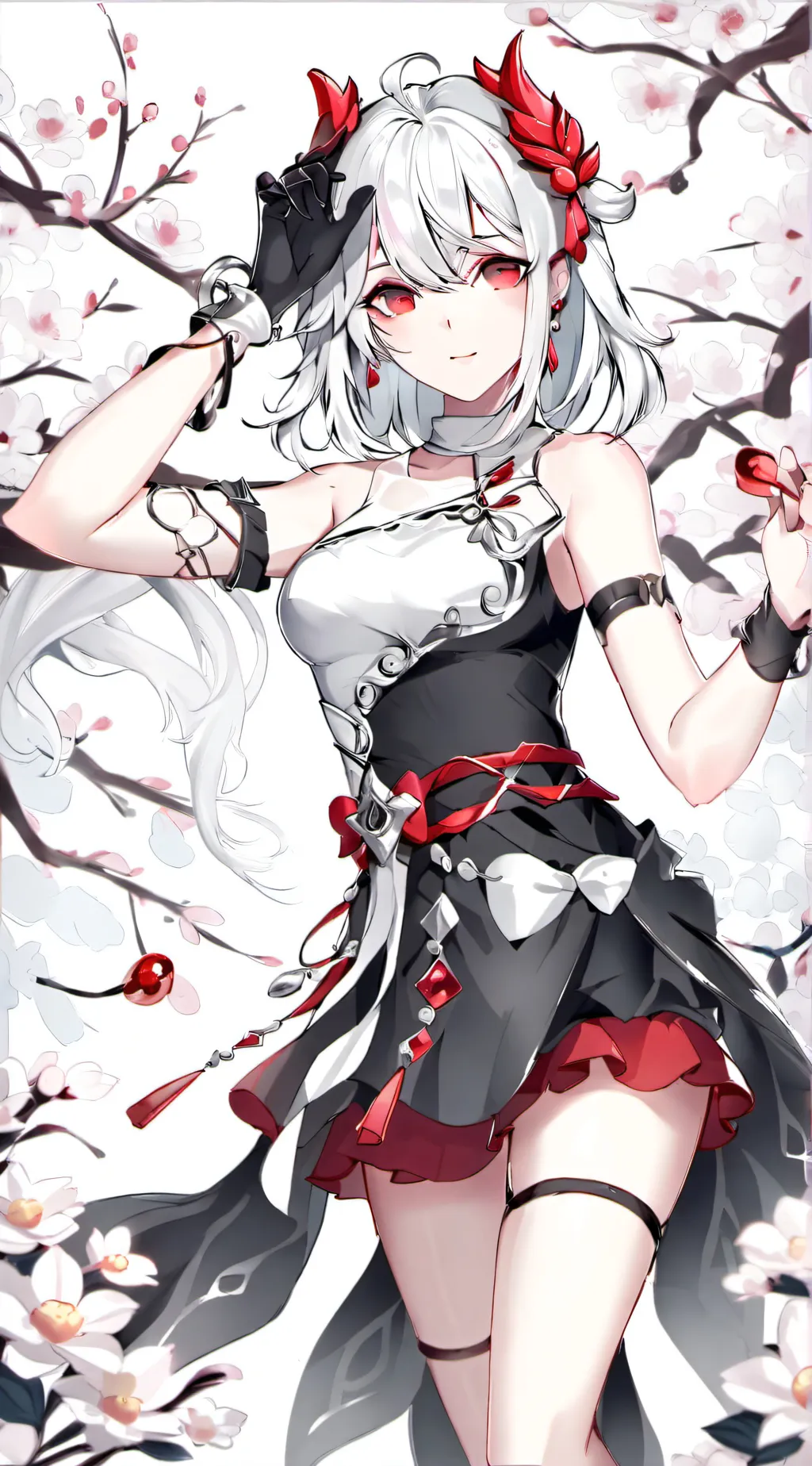 ai character: Sakura  background