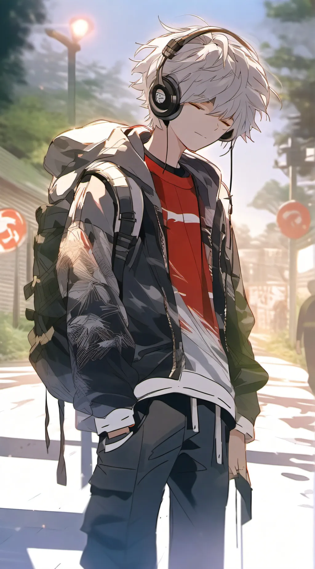 ai character: Paxton  background