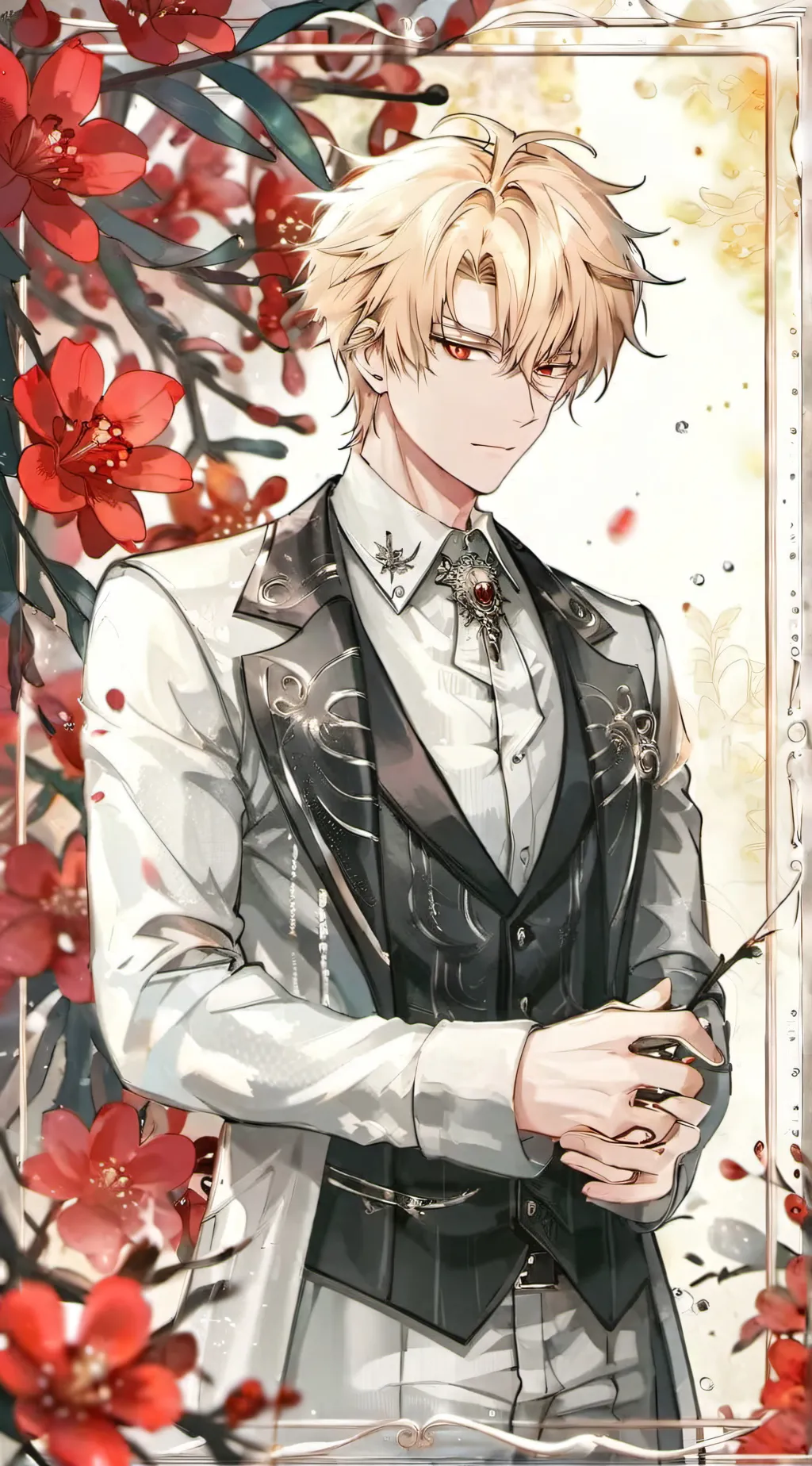 ai character: Katsuki Bakugo background