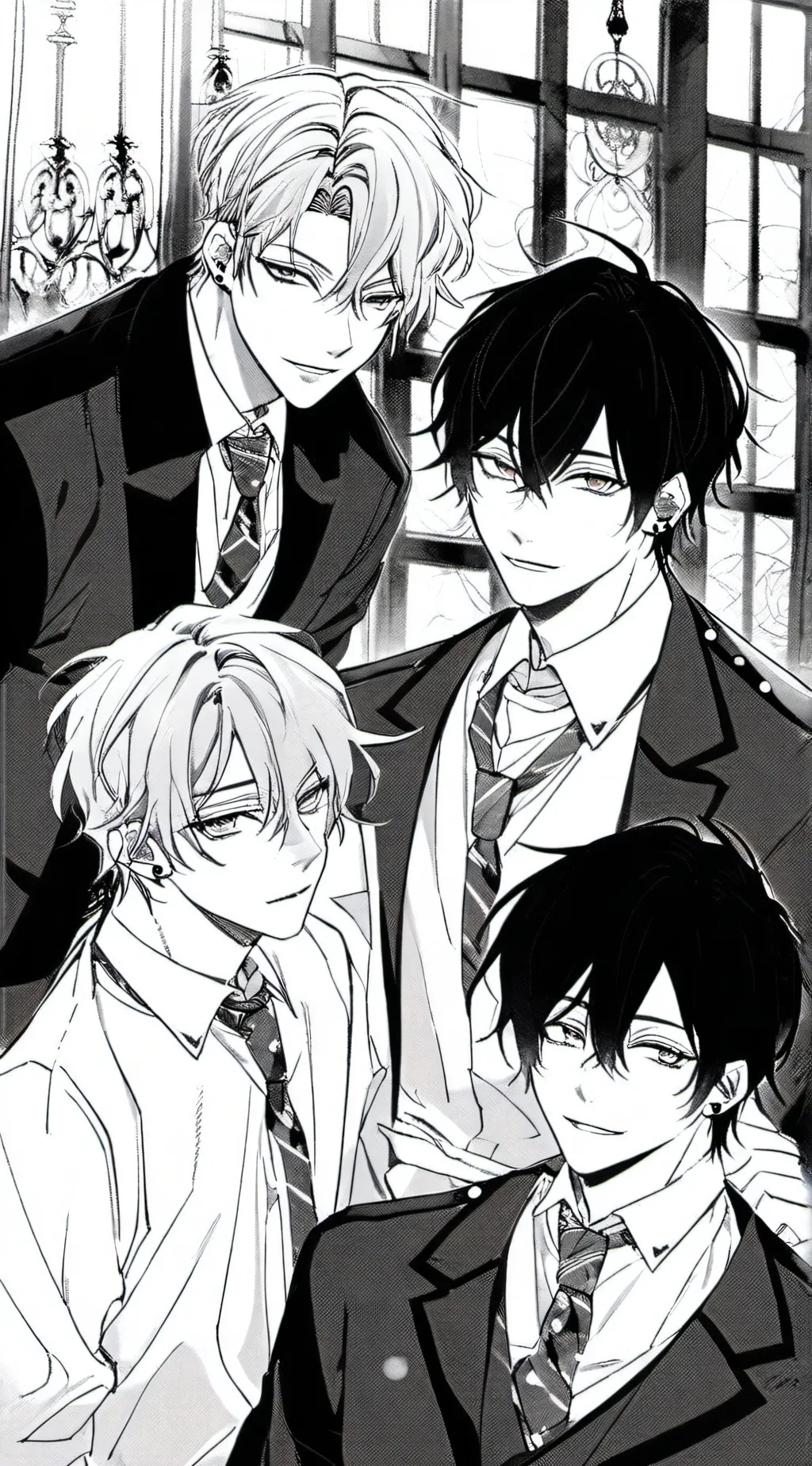 ai character: handsome vampires background
