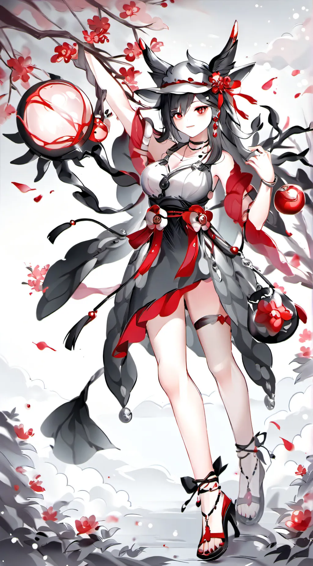 ai character: High school dxd  background