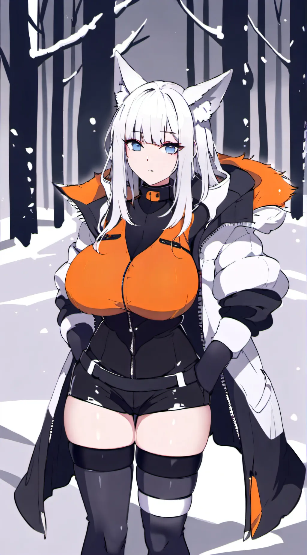 ai character: velvette  background