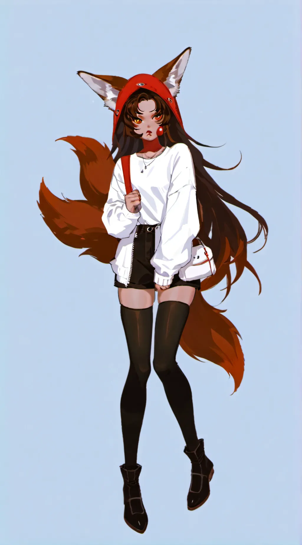 ai character: Foxy background