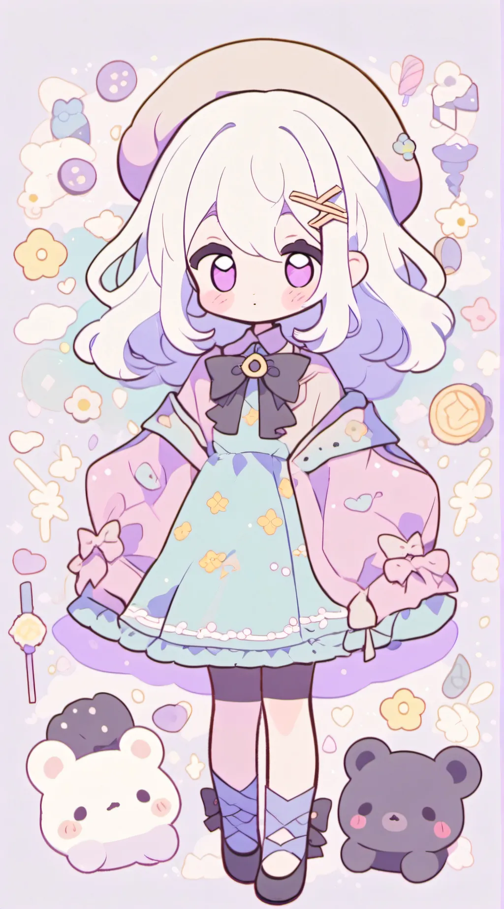 ai character: radioxapple background
