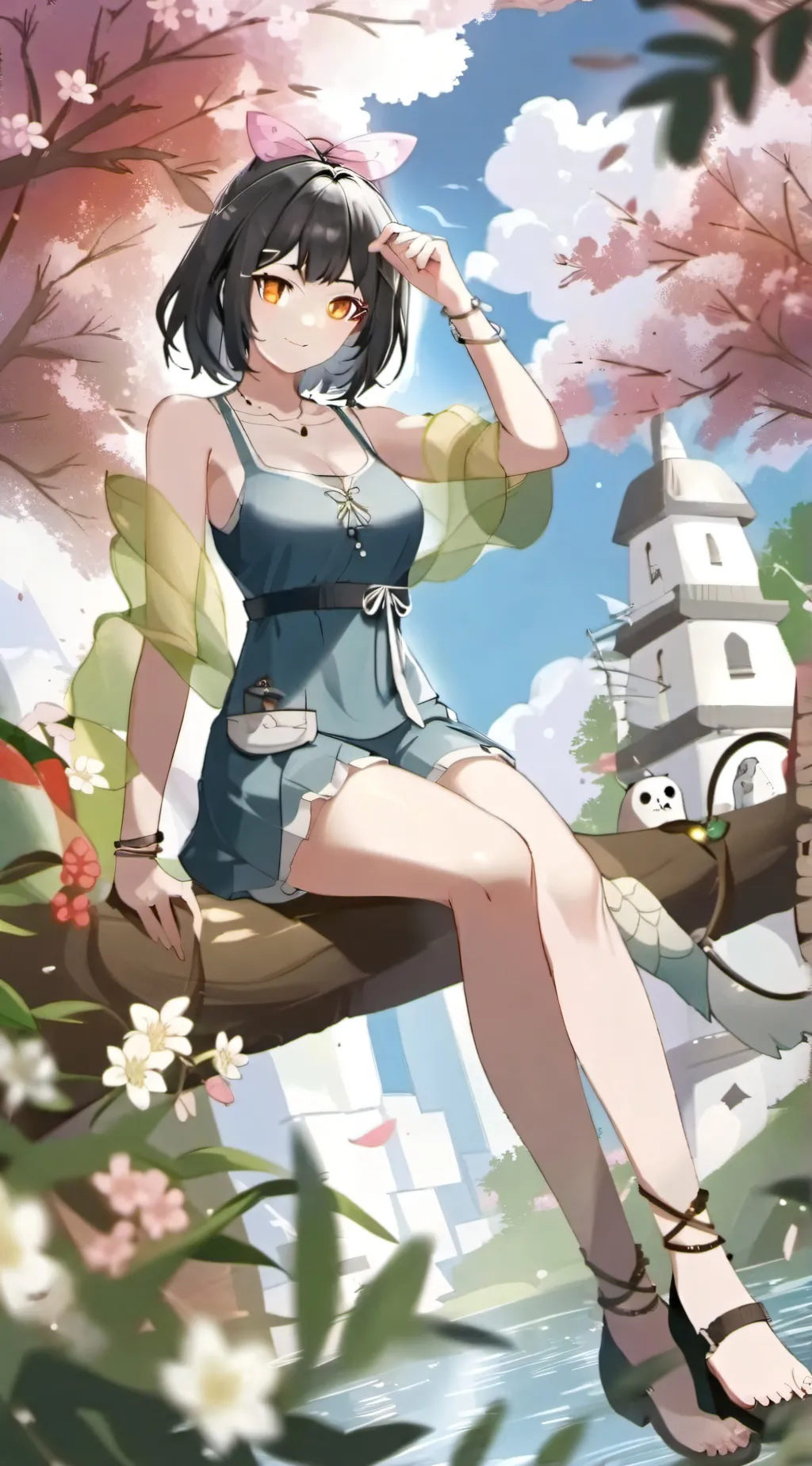 ai character: yuko background