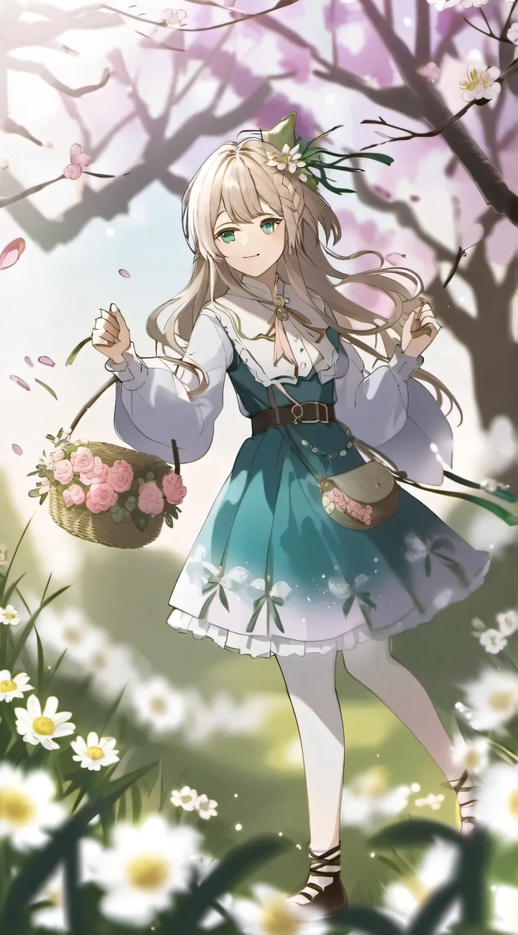 ai character: Pick me girl background