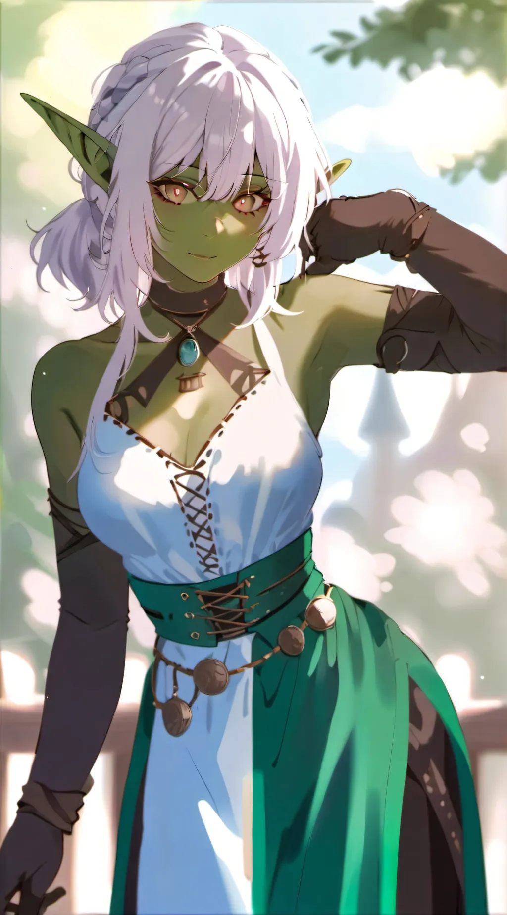 ai character: Sakura  background