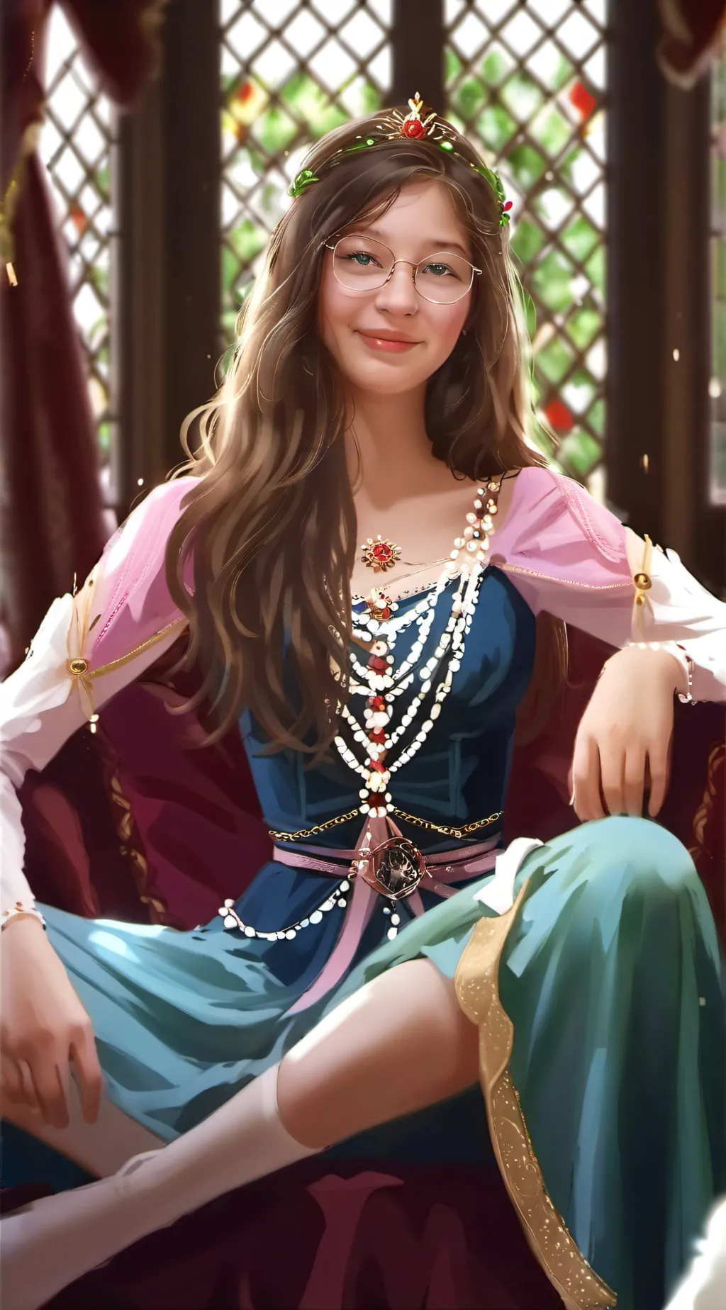 ai character: Queen Addi Patti background