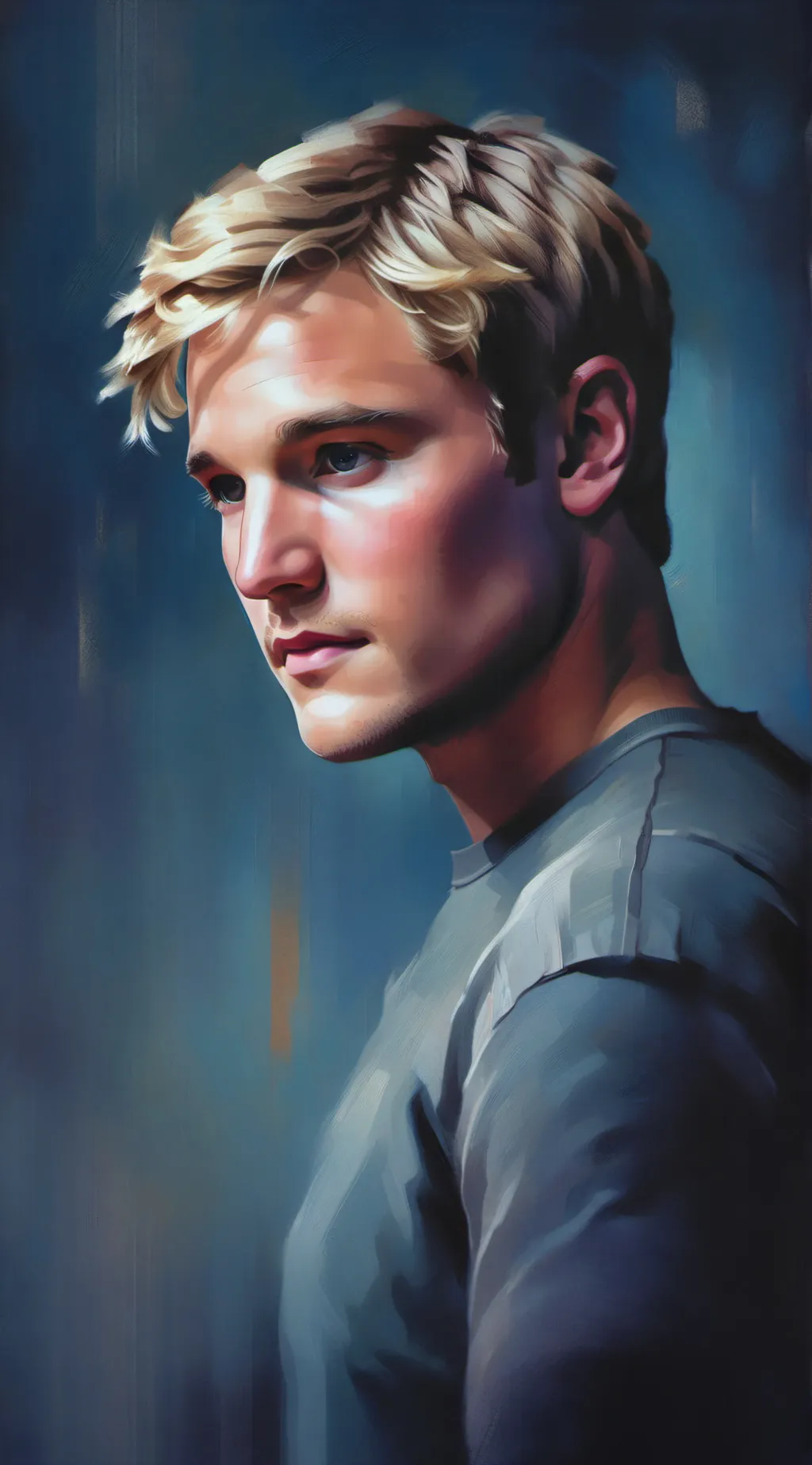 ai character: Peeta merlarck background