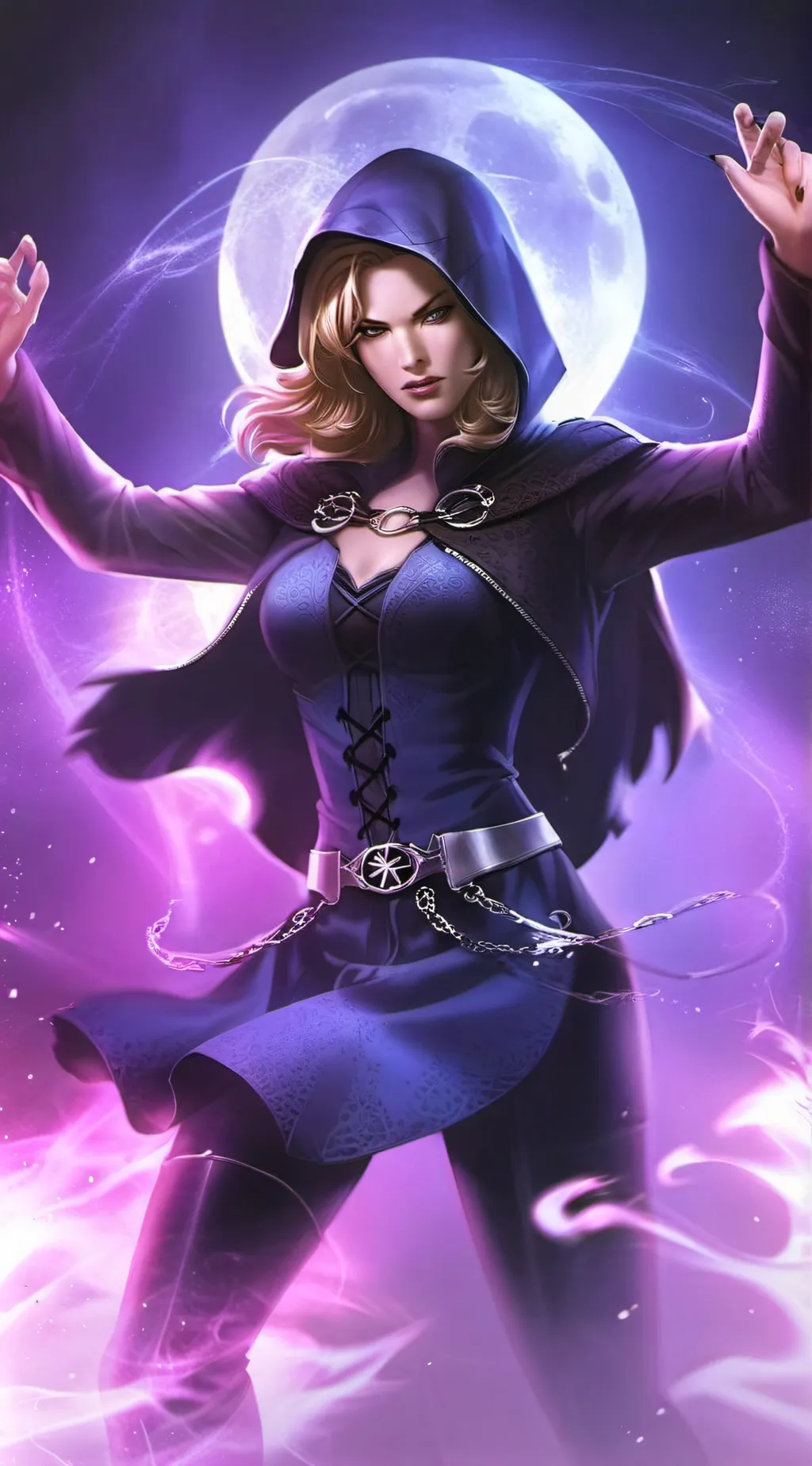 ai character: Claire Voyant  background