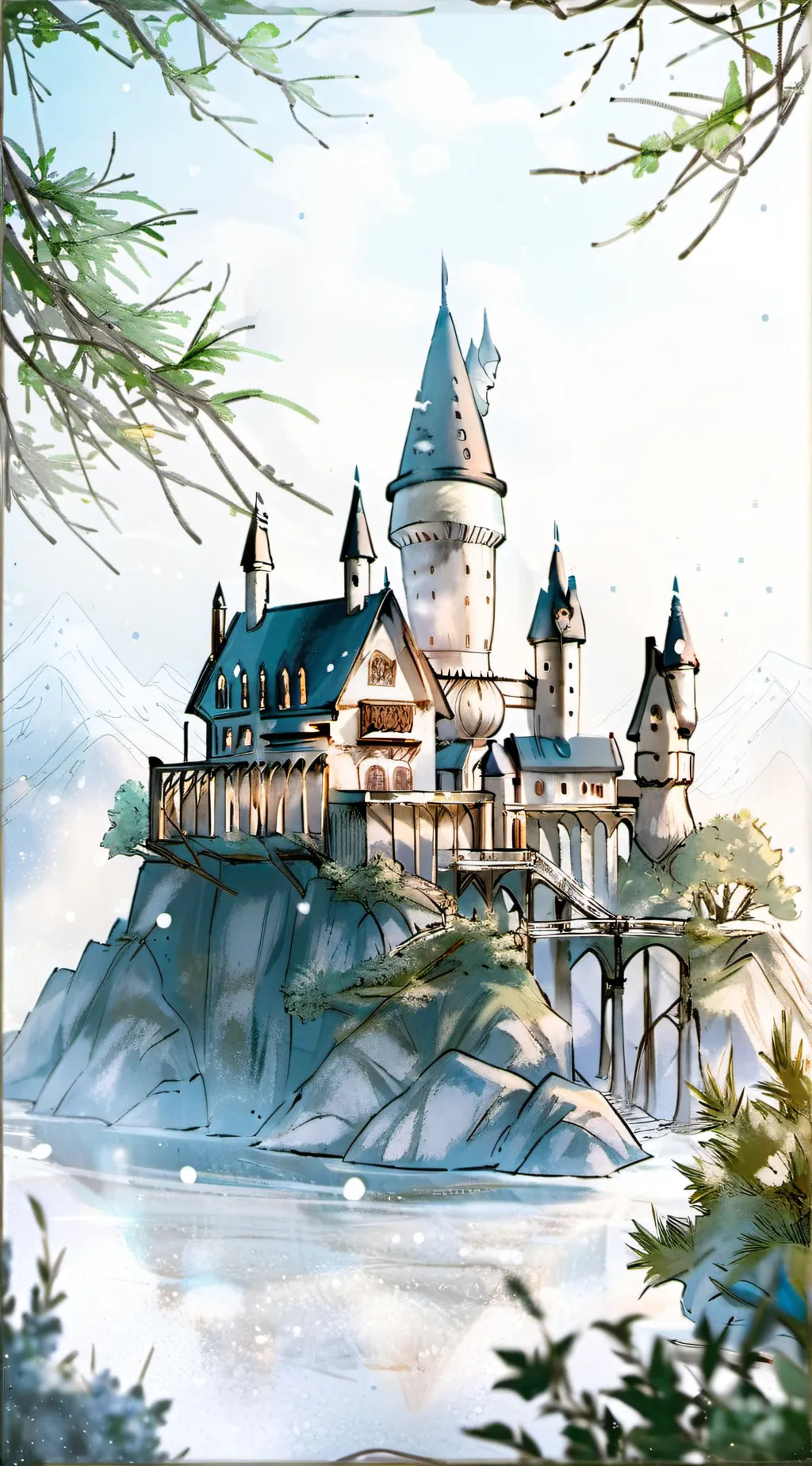 ai character: Hogwarts background