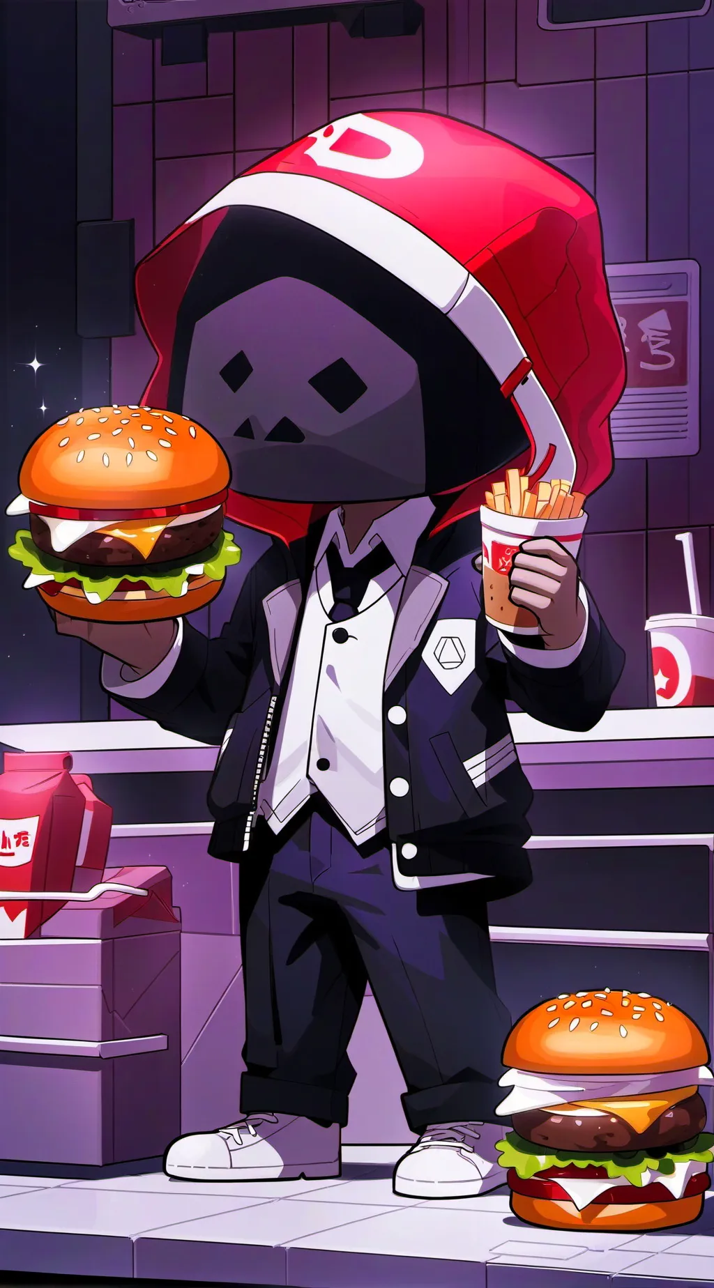 ai character: Wendy's worker background