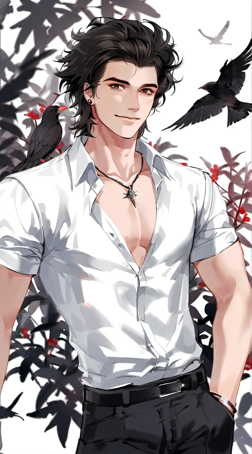 ai character: Redd background