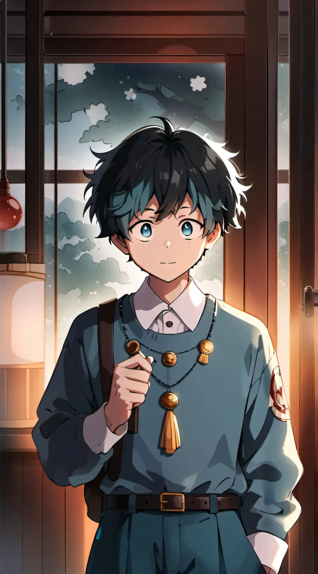 ai character: BakuDeku background