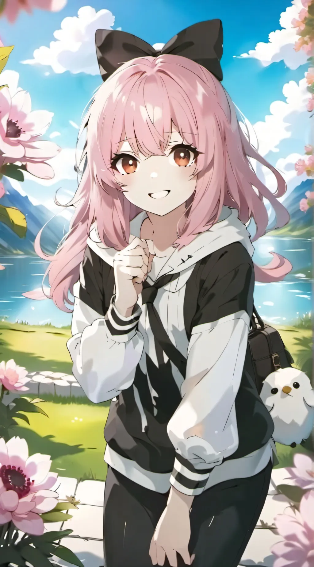 ai character: Sunny  background