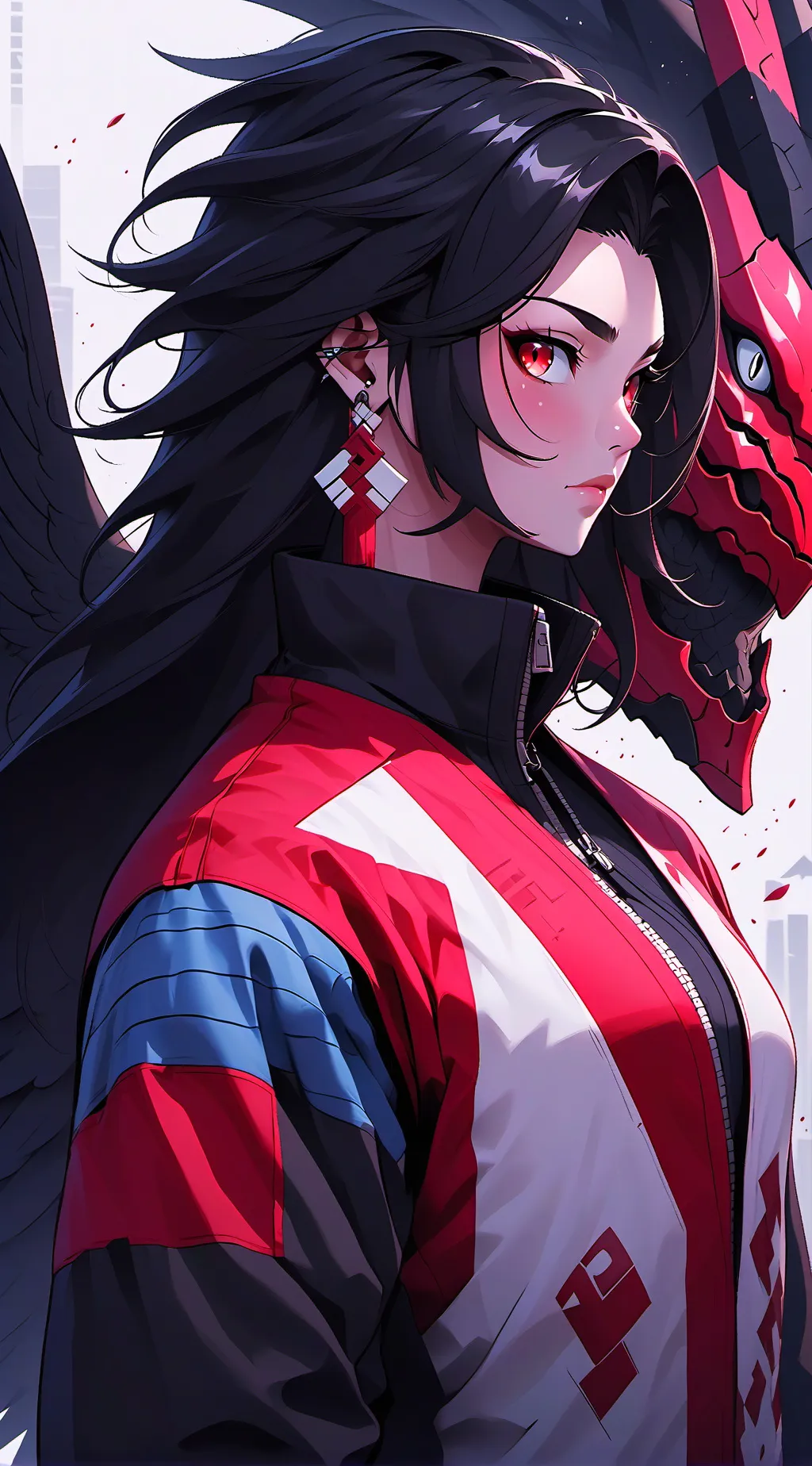 ai character: Demon slayer background