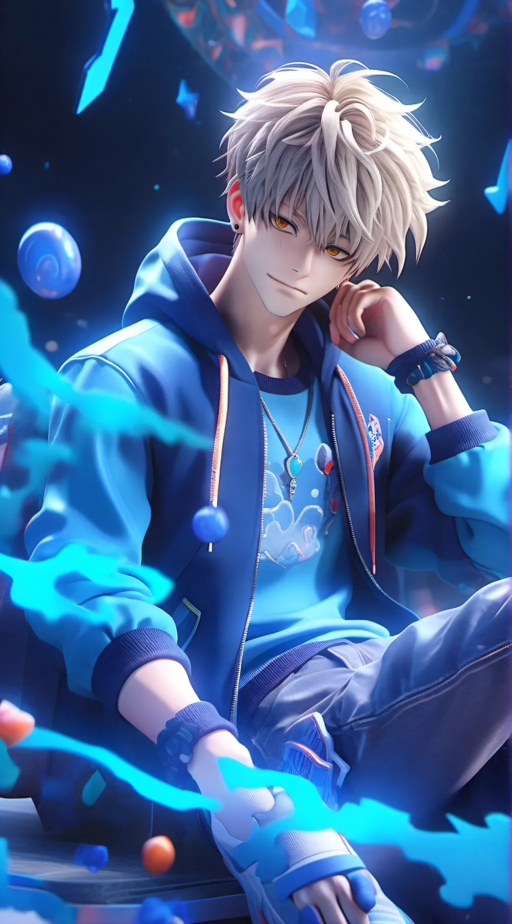 ai character: Zander background